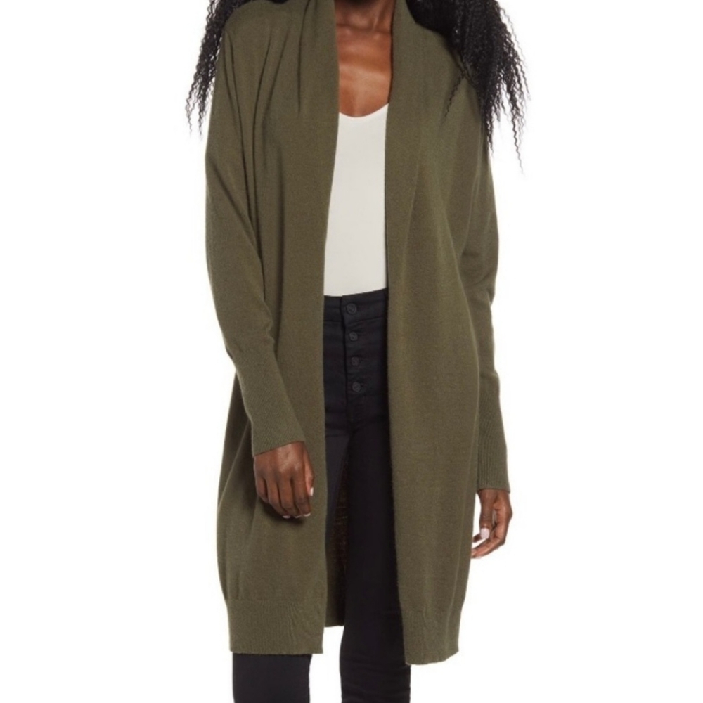 Leith green cardigan